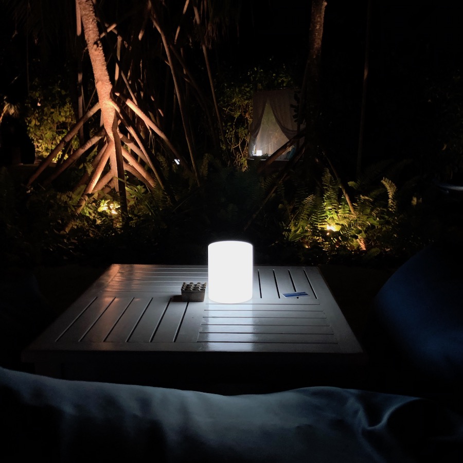 LED Table Lamp Velassaru Maldives